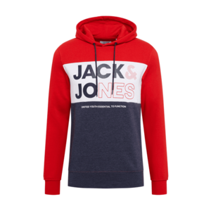 JACK & JONES Bluză de molton 'ARID' roșu / albastru amestec / alb imagine
