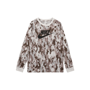 Nike Sportswear Tricou maro / gri deschis / cappuccino / brocart / negru imagine