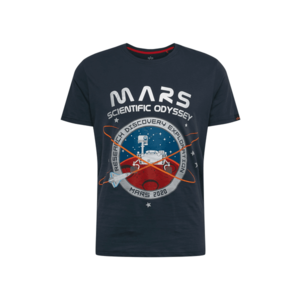 ALPHA INDUSTRIES Tricou 'Mission To Mars' albastru / navy / roșu / gri / alb imagine