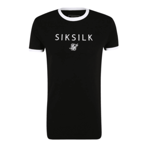 SikSilk Tricou negru / alb imagine
