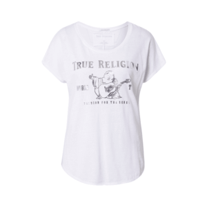 True Religion Tricou alb / argintiu imagine