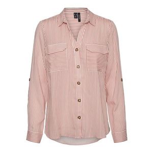 VERO MODA Bluză 'Bumpy' alb / roze imagine