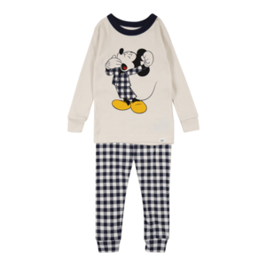 GAP Pijamale negru / alb / galben imagine