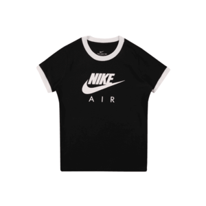 Nike Sportswear Tricou bej deschis / negru / alb imagine