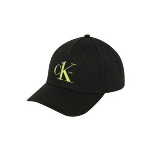 Calvin Klein Șapcă negru / verde neon imagine