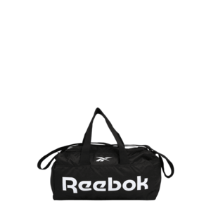 REEBOK Geantă sport negru / alb imagine