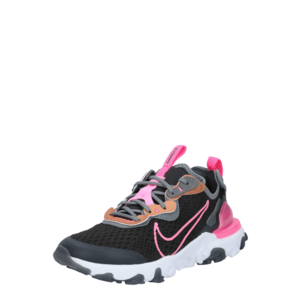 NIKE Pantofi sport 'React Vision' roz / negru / maro deschis / gri / gri închis imagine
