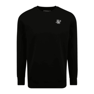 SikSilk Bluză de molton negru imagine