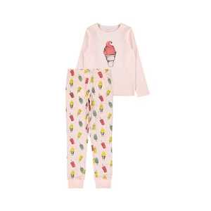 NAME IT Pijamale 'NKFNIGHTSET POTPOURRI ICE AOP NOOS' roz / culori mixte imagine