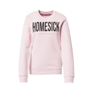 EINSTEIN & NEWTON Bluză de molton 'Homesick' roz deschis / negru imagine