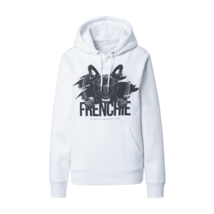 EINSTEIN & NEWTON Bluză de molton 'Frenchie' alb / grafit / galben pastel imagine