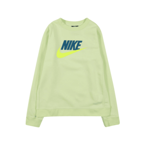 Nike Sportswear Bluză de molton 'FUTURA' măr / petrol / galben imagine