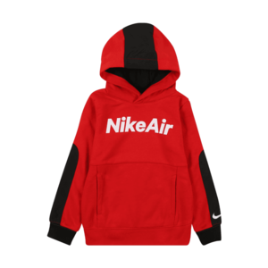 Nike Sportswear Bluză de molton alb / roșu / negru imagine
