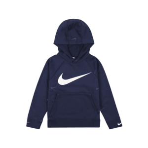 Nike Sportswear Bluză de molton alb / navy / albastru imagine
