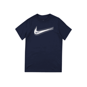 Nike Sportswear Tricou bleumarin / alb imagine