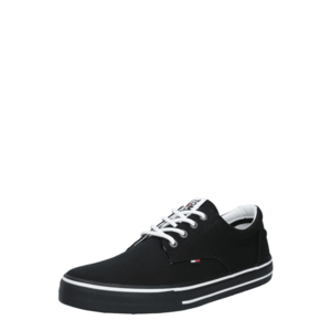 Tommy Jeans Sneaker low 'VIC 1D2' negru / alb / navy / roșu imagine