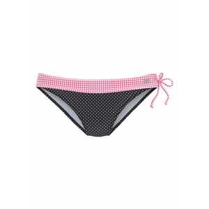 BUFFALO Slip costum de baie 'Vichy' negru / roz imagine