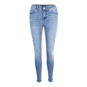 PIECES Jeans 'Pcfive Delly Cropped' albastru deschis imagine