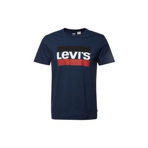 LEVI'S Tricou 'SPORTSWEAR LOGO GRAPHIC BLUES' bleumarin / roșu / negru / alb imagine