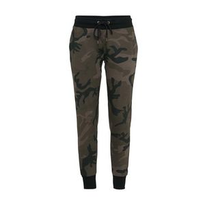 Urban Classics Pantaloni gri închis / oliv / negru imagine