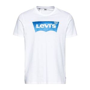 LEVI'S Tricou albastru deschis / alb imagine