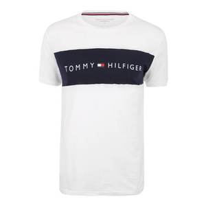 Tommy Hilfiger Underwear Tricou negru / alb imagine