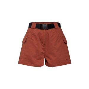 Missguided Pantaloni 'Short Shorts With Pocket Detailing and Black Belt' maro / negru imagine