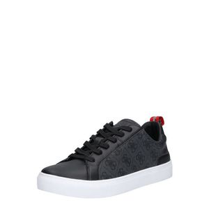 GUESS Sneaker low 'Luiss' negru / alb / roșu imagine