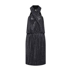 Noisy may Rochie 'NMNIGHT S/L DRESS 6' negru / argintiu imagine