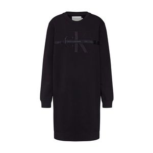 Calvin Klein Jeans Rochie 'TAPING THROUGH MONOGRAM DRESS' negru imagine