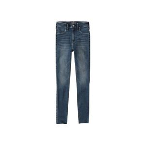 Abercrombie & Fitch Jeans 'BTS18-DARK HR JEAN LEGGING 1CC' denim albastru imagine