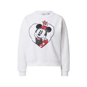 ONLY Bluză de molton 'Mickey' alb imagine