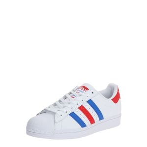 ADIDAS ORIGINALS Sneaker low 'SUPERSTAR' albastru / roșu / alb imagine