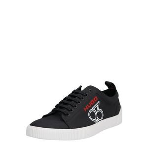 HUGO Sneaker low 'Zero_Tenn_tx93' alb / negru imagine