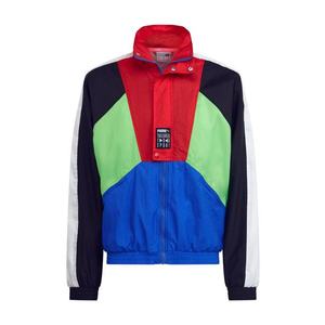 PUMA Geacă de primăvară-toamnă 'TFS OG Track Jacket' negru / albastru / verde neon / roșu imagine