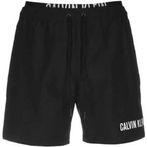 Calvin Klein Swimwear Șorturi de baie ' Medium Double Wb ' alb / negru imagine