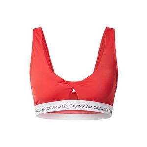 Calvin Klein Swimwear Sutien costum de baie 'TWIST BRALETTE' roșu imagine