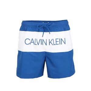 Calvin Klein Swimwear Șorturi de baie alb / albastru imagine