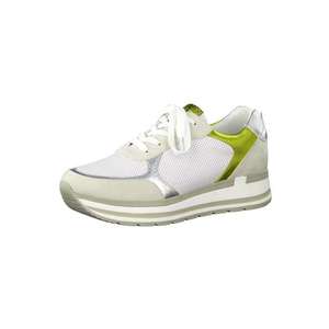 MARCO TOZZI Sneaker low alb / verde neon / gri imagine