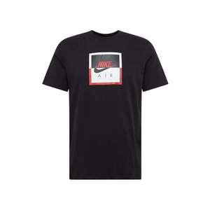 Nike Sportswear Tricou alb / negru / roșu imagine