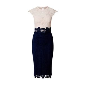 Lipsy Rochie mulate 'NAVY CONTRAST LACE BODYCON' navy imagine