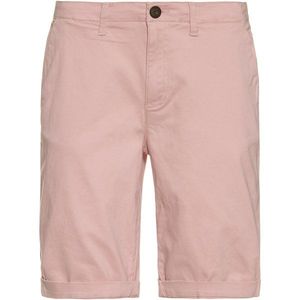 Superdry Pantaloni eleganți roz pudră imagine