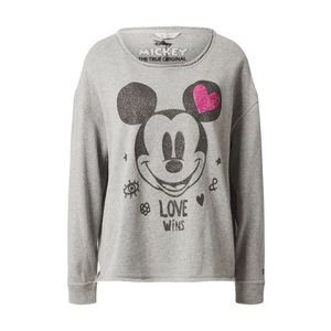 Frogbox Bluză de molton 'Mickey' gri / negru / roz imagine