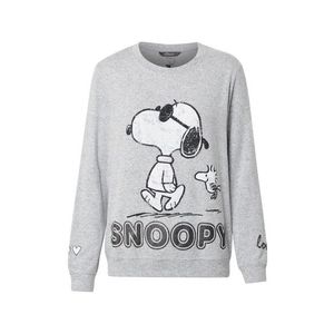 PRINCESS GOES HOLLYWOOD Bluză de molton 'Snoopy' gri imagine