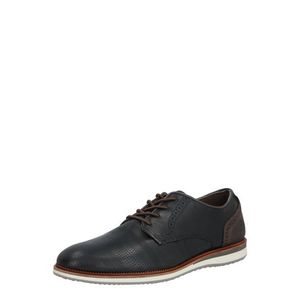 BULLBOXER Pantofi cu șireturi maro deschis / negru imagine