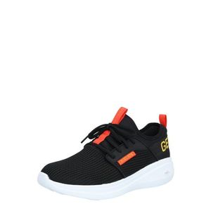 SKECHERS Sneaker low negru / portocaliu imagine
