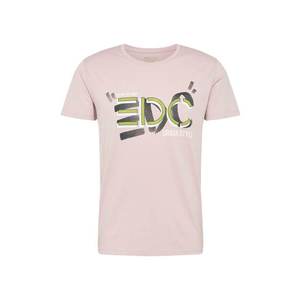 EDC BY ESPRIT Tricou roz vechi / galben / gri metalic / negru imagine