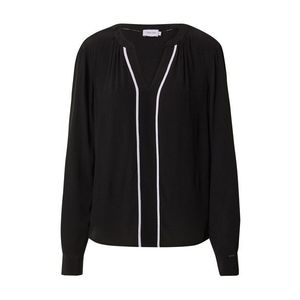 Calvin Klein Bluză negru / alb imagine