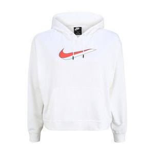 Nike Sportswear Bluză de molton alb / roșu / negru imagine