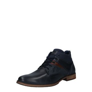 BULLBOXER Pantofi cu șireturi negru / albastru închis / maro deschis imagine
